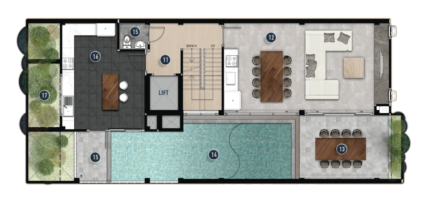 Type B 2nd Floor Plan